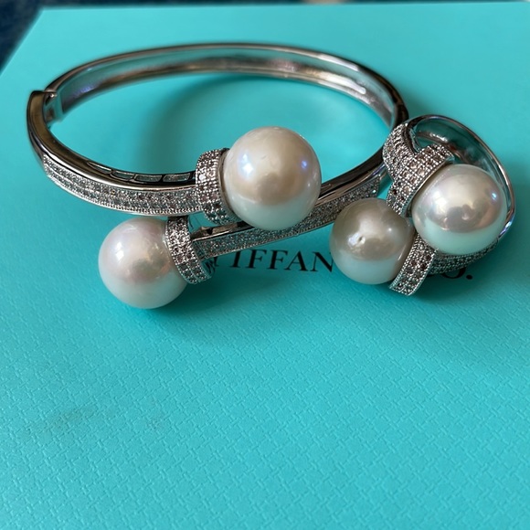 South sea Pearl ring and bracelet set - Picture 7 of 7